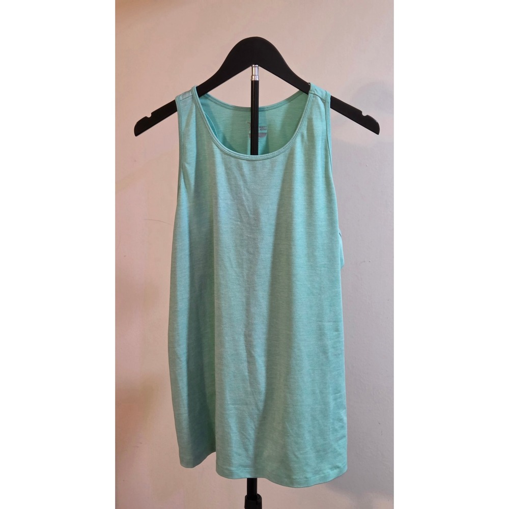 Old Navy Active Fitted Racerback Tank Top Women's Size XL Green Spandex Blend